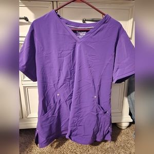 Scrubs and Beyond Purple size XL Scrub top
